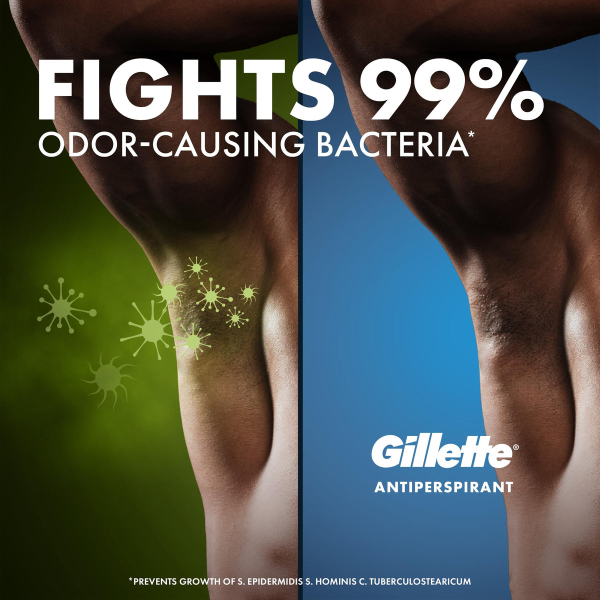Gillette Antiperspirant Deodorant for Men, Cool Wave Scent 3.8 oz Pack of 4