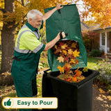 NIGOOLATA 72 Gallon Leaf Collector, Yard Waste Bags, Lawn Leaf Bags, 1 Pack