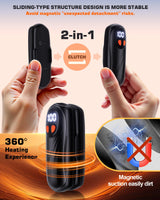 Hand Warmers Rechargeable 2 Pack, 6000mAh Electric Hand Warmers, 5-Level Heating with Battery Display, Reusable Portable Pocket Heater, Gifts for Christmas, Outdoor, Golf, Travel, Hunting, Camping