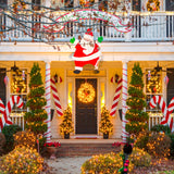 Nielfoi 2 Pack Christmas Lights Outdoor, Total 200FT 600LED Christmas Tree Lights with 8 Modes Waterproof, Warm White String Twinkle Lights Green Wire for Indoor Patio Garden Xmas Holiday Decorations