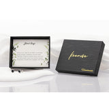 Keenove 925 Sterling Silver Stud Earrings Real Black Onyx Jewelry for Women