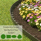 Bluepro Landscape Edging, 2 Inch 100 ft Garden Border Edging Upgraded with 150 Steel Stakes (Strong) & Reinforced Design - Durable Plastic Garden Border for Flower Beds, Lawn & Yard