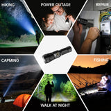 Flashlights High Lumens Rechargeable, 100,000LM LED Super Bright Flash Light, Zoomable Linternas with LCD Digital Display, 5 Mode, Waterproof, Powerful Tactical Flashlight for Emergencies Camping Gift