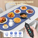Warming Mat for Food Extra Large,36x16 Food Warming Mats for Countertop,Heating Mat for Food,Silicone Food Warmer Mat,Food Warmers for Parties Buffet,Warming Trays for buffets Party