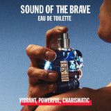 Diesel Sound of the Brave, Eau de Toilette for Men, Notes of Lemon, Spicy Juniper Berries & Ambery Wood, 1.7 Fl. Oz.