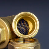 Kudos-Trading - 22mm Y Strainer Brass Compression Stainelss Steel Mesh Filter Anti Leak Design Ideal for Home Central Heating Systems & Radiators Durable Brass Construction Low Maintenance