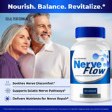 Nerve Flow for Neuropathy Capsules, Nerve Flow Supplement Advanced Nerve Health Pills - Extra Strength All Natural Healthy Circulation & Stable Levels, Advanced NerveFlow Support Reviews (2 Pack)