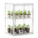 PEEKUP Mini Greenhouse Indoor with Magnetic Door, L-2tier-1pcs