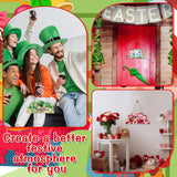 Cinnvoice 12 Pcs Seasonal Diamond Art Wreath Kits Holiday Fall Halloween 5d DIY Diamond Art Hanging Signs Thanksgiving Christmas Ornaments for Wall Door Decoration(Novel)