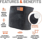 Everyday Medical Plus Size Umbilical Hernia Support Belt I Pain and Discomfort Relief from Umbilical, Navel, Ventral and Incisional Hernias I Hernia Binder for Big Men and Large Women I XXXL/3XL