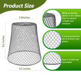 10 Pack 9.2 x 9.2 Inch Chicken Wire Cloche Plant Protectors from Animals