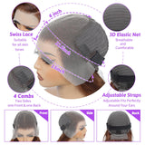 Chocolate Brown Lace Front Wig 13x6 HD Body Wave Lace Front Wigs Human Hair Pre Plucked Colored Frontal Glueless Brown Human Hair Wig for Women with Baby Hair 180 Density 26 Inch