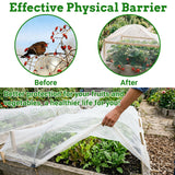 Ultra Fine 10'x33' Garden Netting,Pest Barrier & Bird Netting, Plant Mesh Net Row Cover for Garden,Greenhouse,Patio,Raised Beds, Protecting Vegetables, Flowers, Trees
