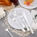 Supernal 360pcs Plastic Silverware Heavy Duty, Silver Disposable Silverware Sets for Parties,Plastic Forks and Spoons,Party Disposable Flatware Suit for Weddings, Birthday Thanksgiving Christmas