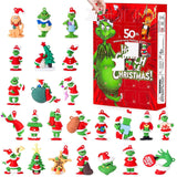 Christmas Advent Calendar 2026,Christmas Vacation Countdown Calendars,Christmas Tree Ornaments Stocking Stuffers Gifts with 24 pcs Collectible Doll Figures for Kids and Adults
