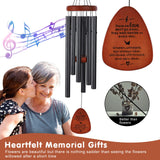 Memorial Wind Chimes, Sympathy Gift for Loss of Loved One, Outdoor Garden