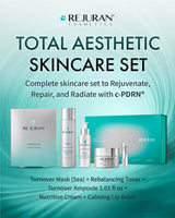 REJURAN® Total Aesthetic Skincare Set - Rejuvenating Daily Skincare Kit with c-PDRN® for Anti-Aging, Firming & Deep Hydration | Special Gift Set for Radiant, Youthful Glass Skin. Korean Skincare.