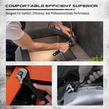 Adjustable Wrench Set Wrenches Sets: 4-Piece 6, 8, 10, 12 Inch Chrome Vanadium Steel Corrosion-Resistant Black Oxide Finish for Automotive Plumbing and Household Repairs