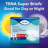 Tena Incontinence Adult Diapers, Maximum Absorbency, Disposable Briefs, ProSkin - Large - 56 ct