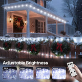 100Ft 720 LED Rope Lights for Outside with Remote & Plug - Cool White