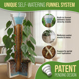 Organo Republic Moss Pole Monstera Plant Support Stakes - 2x26.4 or 48.7" Unique Self-Watering, Extendable Coco Coir Pole for Climbing Plant Supports for Potted Plants Indoor, Totem Pole for Pothos