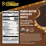 Honey Stinger Organic Peanut Butter Energy Waffle Variety Pack, 6 Pack Each of Peanut Butter, PB Chocolate and PB Strawberry, Nutritious Stroopwafel Snack for Exercise, Endurance and Performance