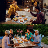 FYY Warming Mat for Food with Heat Resistant Pad, Prevent Countertop Cracks, Keep Meal Warm, Rapid and Full Surface Heating, 6 Temp Settings, 6H Timer, Upgraded Rollable Portable Food Warmer Mat Grey