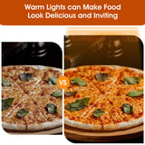 Countertop Food Warmer,Three Tier Commercial Warmers for Food Display, Glass case, with LED Lighting Removable Shelves Pastry for Buffet Restaurant L35'' x W19'' x H25''