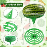 10 Packs Melon Cradles Trellis – Stable Fruit Support Stands to Keep Watermelons, Pumpkins & Cantaloupes Off Soil, Melon Holder Growing Frame Reusable Garden Plant Holders for Raised Beds & Backyard