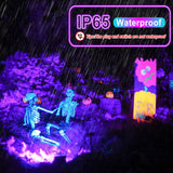 Akpgf 4 Pack 50W Black Lights for Glow Party,Halloween Blacklight