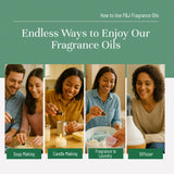 P&J Fragrance Oil Christmas Set | Christmas Wreath, Mistletoe, Candy Cane, Gingerbread, Cinnamon, and Cranberry Candle Scents, Freshie Scents, Candle/Soap Making Supplies