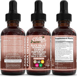 para Defend Wormwood Black Walnut Digestive Support Drops Liquid Soursop Garlic Pumpkin Seed PAU D'Arco Oil of Oregano Turmeric Berberine Neem Extract Hull Bark Tincture by Clean Nutra