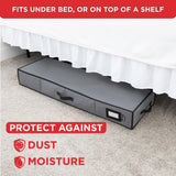 Premium Wrapping Paper Storage Container -Durable Material 600D tear-proof - Fits up to 27 Paper Rolls -Extra Pockets for Ribbons & Bows. Underbed Gift Wrap Organizer, Ideal for Holiday Christmas, etc