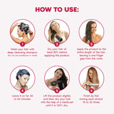 I Belli Capelli Ravenna Professional Keratin, Long-lasting Straightening Effect - Cirugia Capilar - Celulas Madres Straightener System - 2x1L/33.8