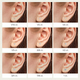 Gilded 1/4 ct. T.W. Round Lab Diamond Stud Earrings for Women | 925 Sterling Silver Studs | Hypoallergenic Fine Jewelry | 4-Prong Basket, Push Back Nut | SI1 Clarity, F Color, Round Cut