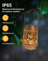 Butterfly Gifts for Women Butterfly Solar Lantern Mothers Day Gifts Birthday Gifts for Women Mom Grandma Sister Friend Garden Decor Metal Solar Lights Outside Decorative for Yard Patio Pathway Porch