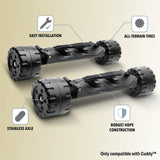 CUDDY Crawler Wheel Conversion Set - Cooler Wheel Kit for CUDDY Coolers