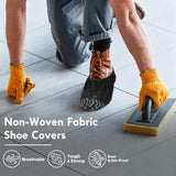 Shoe Covers Disposable Non-Slip - Black Boot Covers for Indoors,100Pcs Booties for Shoe Coves Fits Up To 11 US Men and 13 US Women Size,Non-Woven Fabric