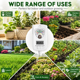 2026 Soil Tester, 7-in-1 Soil Test Kit for Moisture, pH, Fertility, Temperature, Humidity and Light, Digital Soil Meter for Garden, Lawn, Farm, Indoor and Outdoor