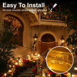 50 PCS Christmas Light Clips, Heavy Duty Hooks for Outdoor String Lights