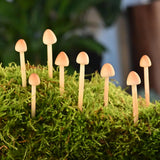 Mumutie 16-Pack Mini Mushrooms for Crafts - Terrarium Decor for DIY Miniature Landscapes & Garden Mushrooms - Desktop Ornaments & Christmas Decorations.