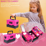 52 PCS Kids Makeup Kit, Safe and Washable Makeup for Kids Princess Toys