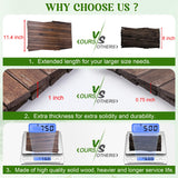 Wood Lattice Fence Panels for Outside 13.4"x78.8" Expandable Natural Wooden Wall Trellis Board Decorative Lattice Trellis Frame for Climbing Plants Vine Ivy Rose Outdoor Balcony Garden 2 Pcs