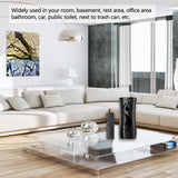 2-Pack Automatic Air Freshener Spray Dispenser with Remote Control,Wall Mounted/Free Standing for Commercial Use,Multiple Time Scent/Mist Release Settings for Room/Restroom (Black, Standard)