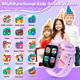 Vakzovy Kids Smart Watch Girls Gift for Girls Age 6-12, HD Touchscreen Kids Watch with 26 Games Camera Video Music Player Pedometer Educational Toys Christmas Birthday Gifts 5 6 7 8 9 10 Year Old