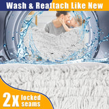 Enspoway 41" Large Commercial Dust Mop Push Broom for Janitor Dry Sweeping