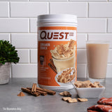 Quest Nutrition Cinnamon Crunch Protein Powder, 20g Protein, 2g Net Carb, 1g Sugar, Low Carb, Gluten Free, 1.6 Pound, 24 Servings