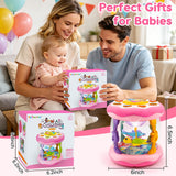 Baby Girl Toys Tummy Time Musical Light Up Ocean Rotating Projector Gifts