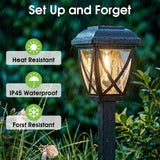 Greluna Solar Pathway Lights Outdoor 10 Pack, Auto On/Off Waterproof Solar Garden Lights, Energy Saving LED Landscape Outside Lights for Yard, Walkway, Patio & Driveway Decor