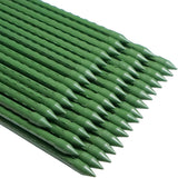 WAENLIR Garden Stakes 60 inch 5ft Sturdy Tomato Stakes, Plant Stakes for Outdoor Plants, Metal Plant Support Sticks for Gardening, Pack of 50